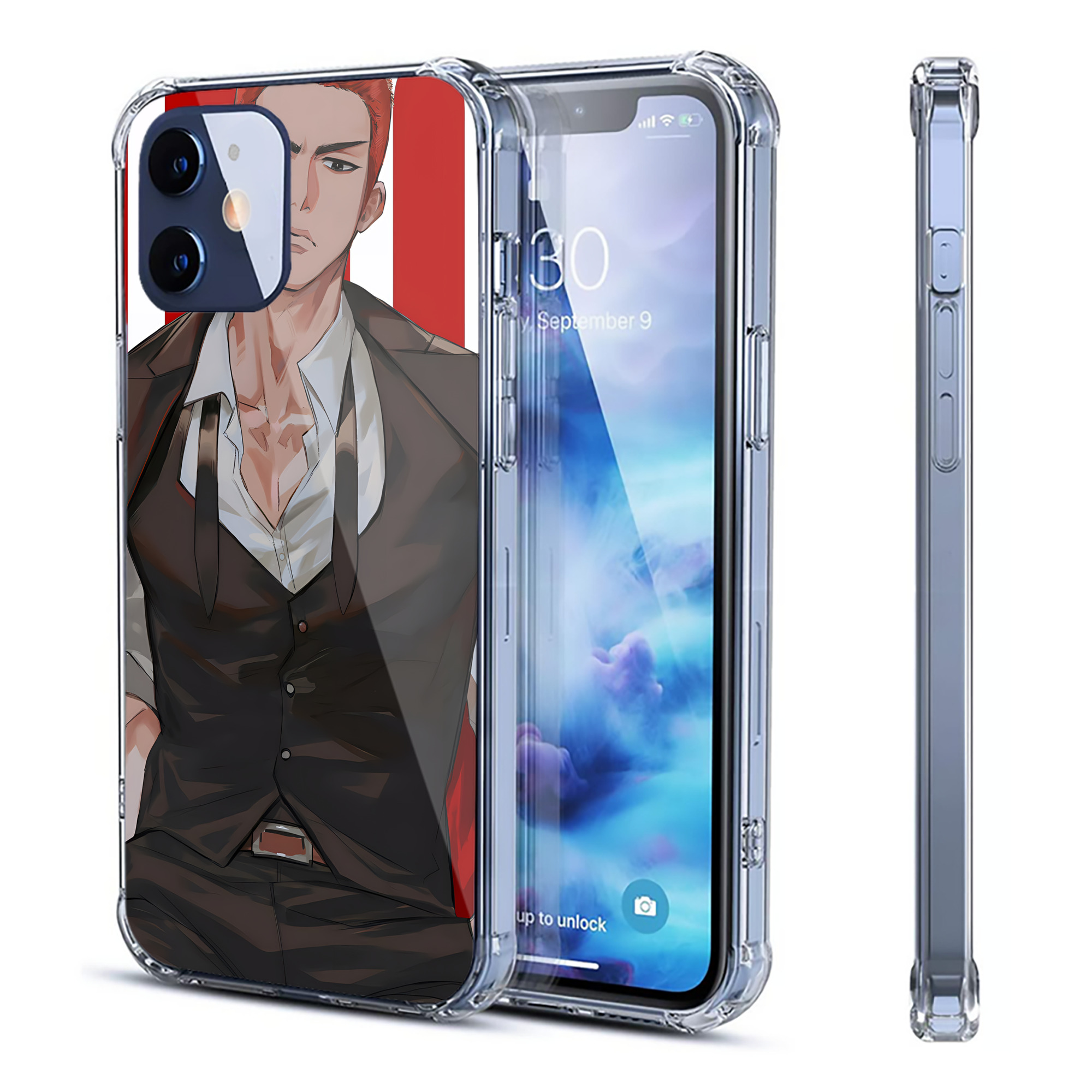 （画像用） SLAM DUNK／スラムダンク 【iPhone 12シリーズ対応】透明スマホケース（クリアソフトケース）